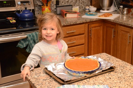 Greta with Doug s Pumpkim Pie